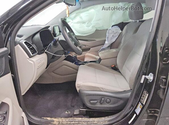 KM8J3CA46LU167440 2020 HYUNDAI TUCSON Black Вид салону спереду