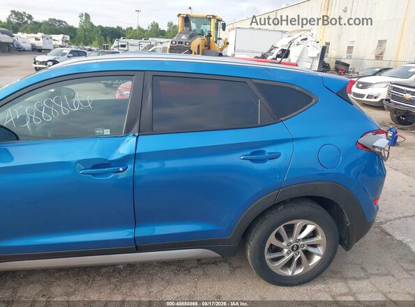 KM8J3CA47HU350353 2017 HYUNDAI TUCSON Blue Front view