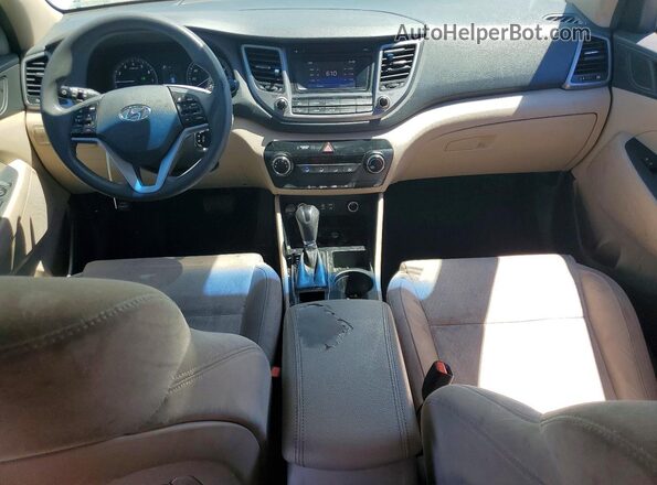 KM8J3CA47HU476406 2017 HYUNDAI TUCSON White Vista del salpicadero