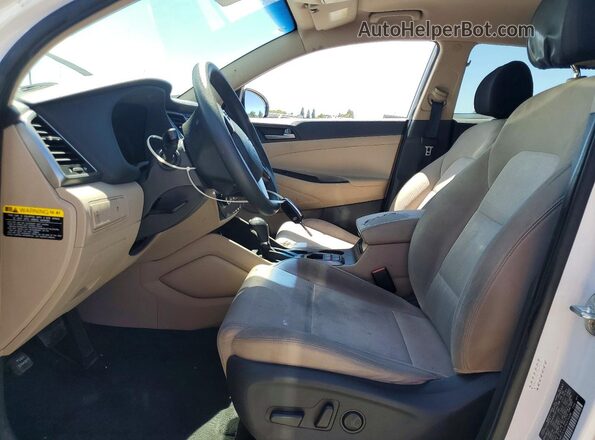 KM8J3CA47HU476406 2017 HYUNDAI TUCSON White Vista interior delantera