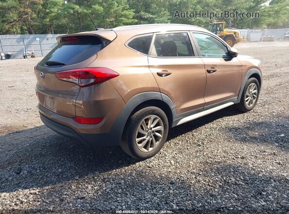 KM8J3CA47HU510568 2017 HYUNDAI TUCSON Brown Tył prawy