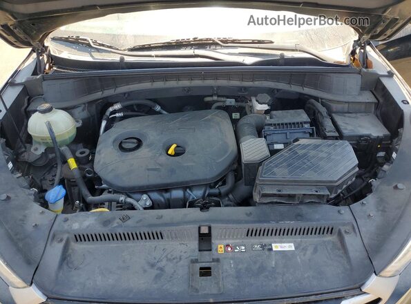 KM8J3CA47JU694643 2018 HYUNDAI TUCSON Black Vista del compartimento del motor