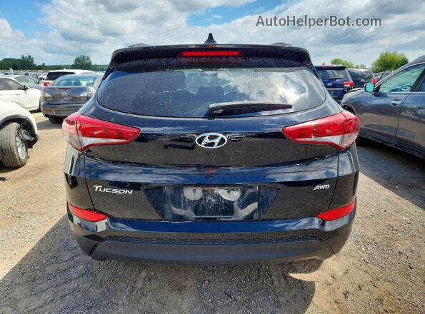 KM8J3CA47JU738365 2018 HYUNDAI TUCSON Black Вид ззаду
