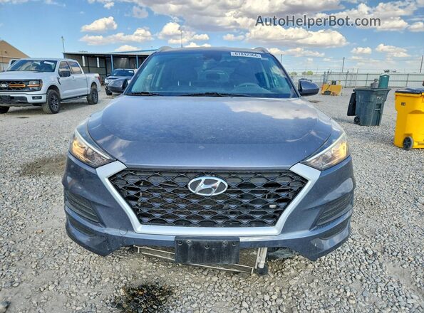 KM8J3CA47MU319646 2021 HYUNDAI TUCSON Gray Front view