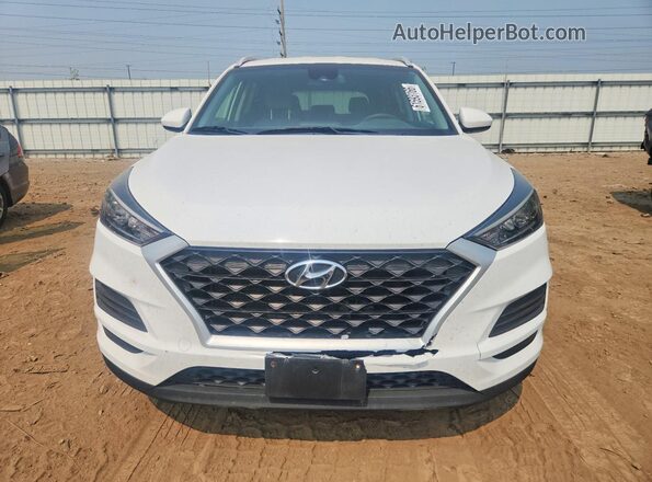 KM8J3CA48KU068231 2019 HYUNDAI TUCSON White Դիմացի տեսք