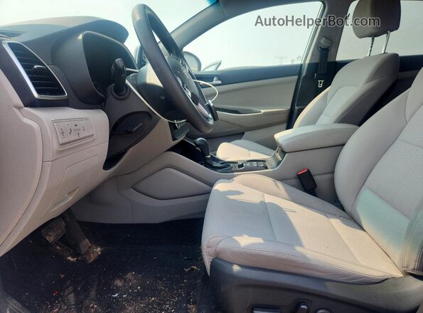 KM8J3CA48KU068231 2019 HYUNDAI TUCSON White Սալոնի դիմացի տեսք