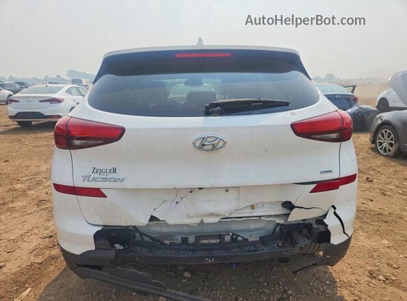 KM8J3CA48KU068231 2019 HYUNDAI TUCSON White Հետևի տեսք