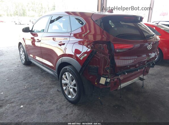 KM8J3CA48LU178357 2020 HYUNDAI TUCSON Burgundy უკანა მარცხენა