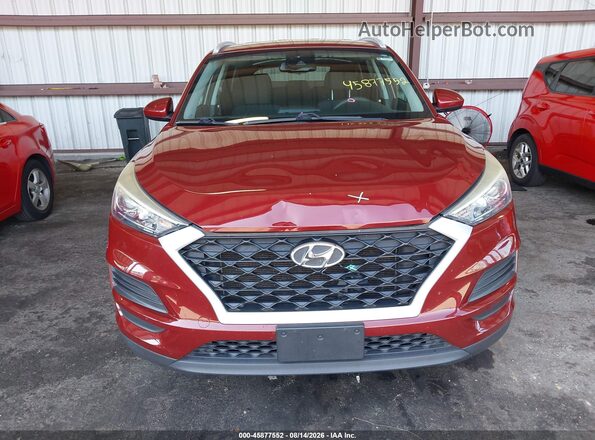 KM8J3CA48LU178357 2020 HYUNDAI TUCSON Burgundy ხელსაწყოთა პანელის ხედი