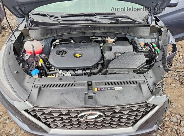 KM8J3CA48MU361601 2021 HYUNDAI TUCSON Gray Widok komory silnika