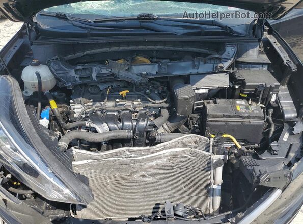 KM8J3CA48MU368080 2021 HYUNDAI TUCSON Black Vista del compartimento del motor