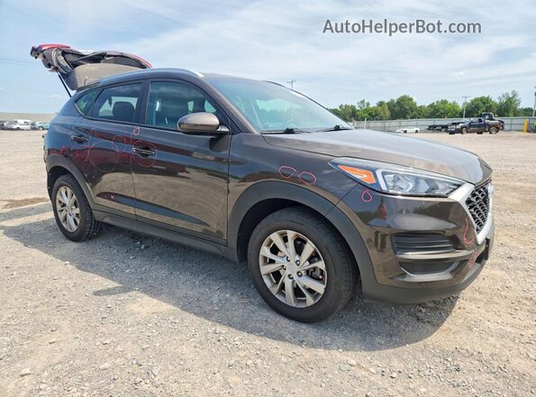 KM8J3CA49LU159896 2020 HYUNDAI TUCSON Коричневый Передняя правая четверть