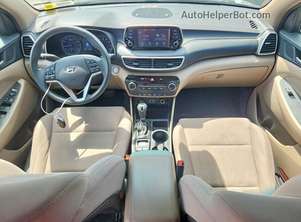 KM8J3CA49LU159896 2020 HYUNDAI TUCSON Коричневый Вид панели приборов