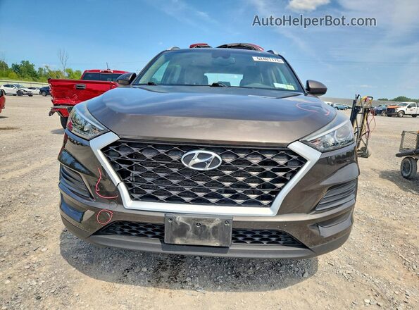 KM8J3CA49LU159896 2020 HYUNDAI TUCSON Коричневый Вид спереди