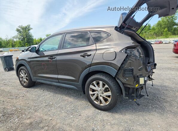 KM8J3CA49LU159896 2020 HYUNDAI TUCSON Коричневый Задняя левая четверть