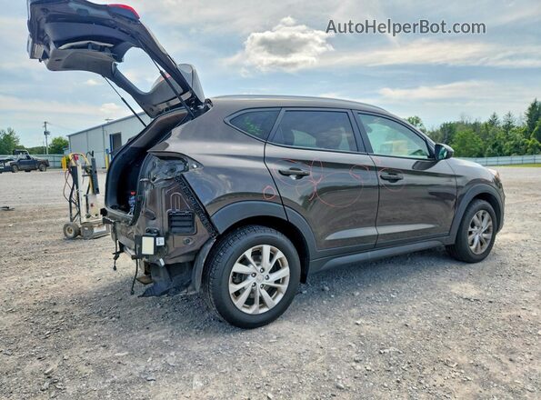 KM8J3CA49LU159896 2020 HYUNDAI TUCSON Коричневый Задняя правая четверть