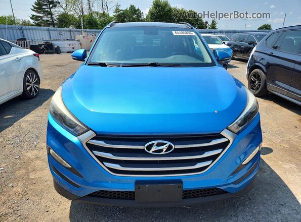 KM8J3CA4XHU497539 2017 HYUNDAI TUCSON Blue Front view