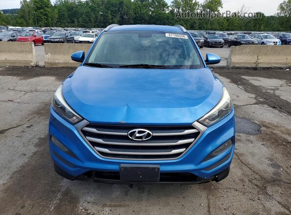 KM8J3CA4XJU697665 2018 HYUNDAI TUCSON Blue Սալոնի 360 աստիճան տեսք