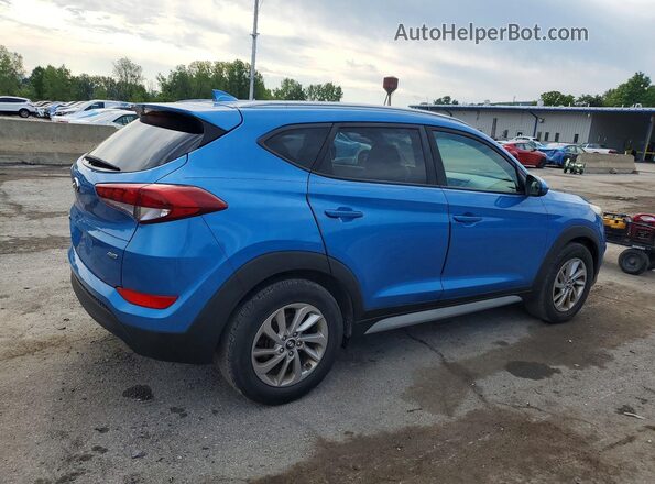 KM8J3CA4XJU697665 2018 HYUNDAI TUCSON Blue Սարքավորումների վահանակի տեսք