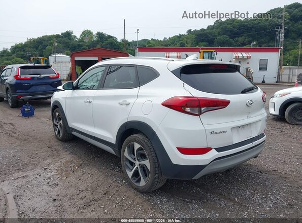 KM8J3CAL0JU777984 2018 HYUNDAI TUCSON White Rear left