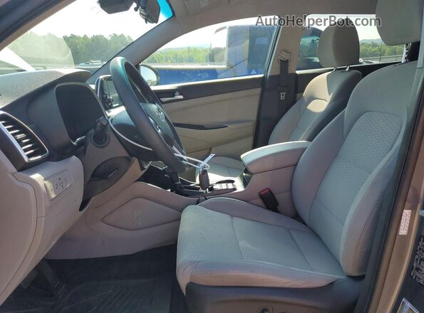 KM8J3CAL0KU017409 2019 HYUNDAI TUCSON Gray Սալոնի դիմացի տեսք