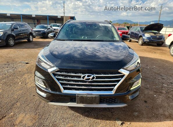 KM8J3CAL0KU900734 2019 HYUNDAI TUCSON Черный Вид спереди