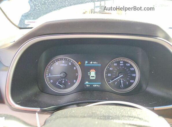 KM8J3CAL0KU900734 2019 HYUNDAI TUCSON Черный Вид щитка приборов
