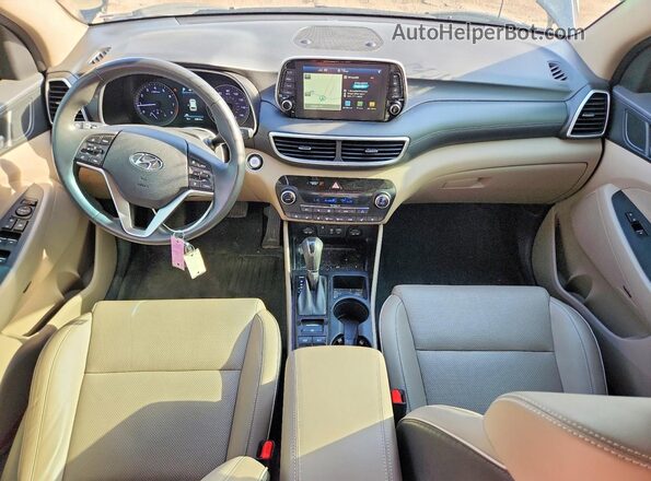KM8J3CAL0KU900734 2019 HYUNDAI TUCSON Черный Вид панели приборов