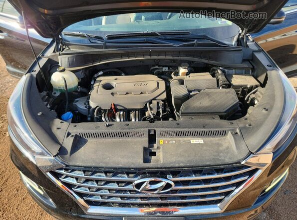 KM8J3CAL0KU900734 2019 HYUNDAI TUCSON Черный Вид задней части салона
