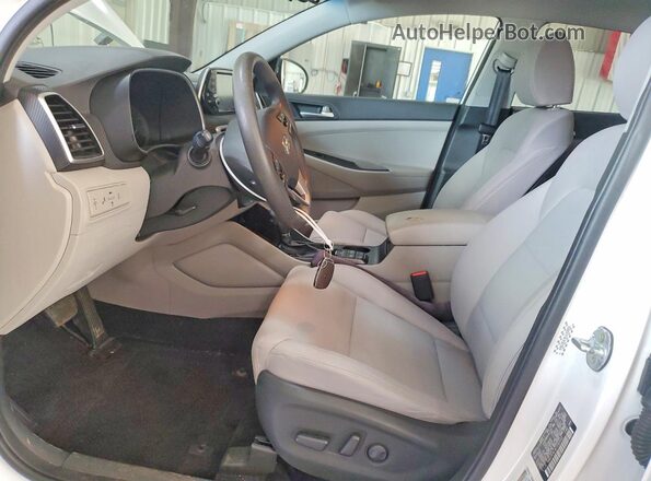KM8J3CAL0LU162032 2020 HYUNDAI TUCSON White Widok wnętrza z przodu