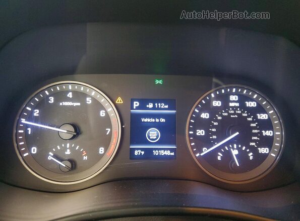 KM8J3CAL0LU162032 2020 HYUNDAI TUCSON White Widok zestawu wskaźników