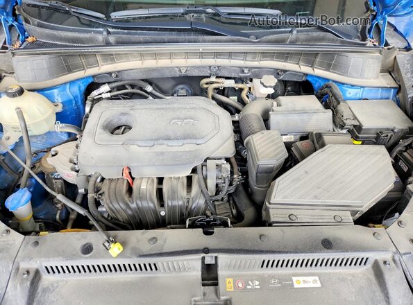 KM8J3CAL0LU177100 2020 HYUNDAI TUCSON Blue Engine compartment view