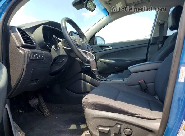 KM8J3CAL0LU203775 2020 HYUNDAI TUCSON Blue წინა სალონის ხედი