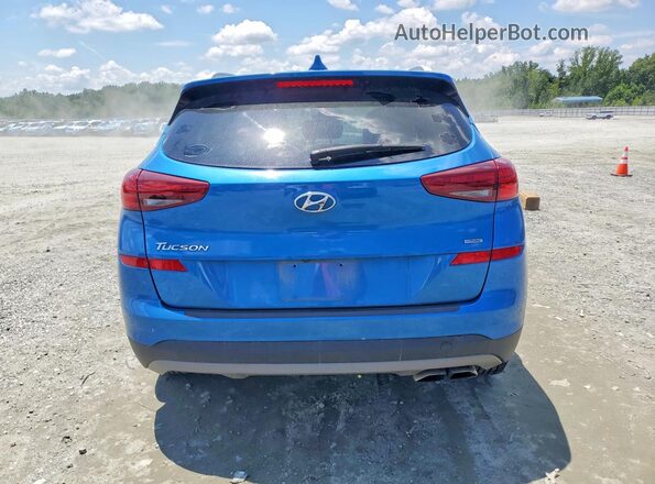 KM8J3CAL0LU203775 2020 HYUNDAI TUCSON Blue უკანა ხედი