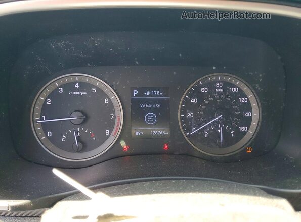 KM8J3CAL0LU203775 2020 HYUNDAI TUCSON Blue ხელსაწყოთა პანელის ხედი