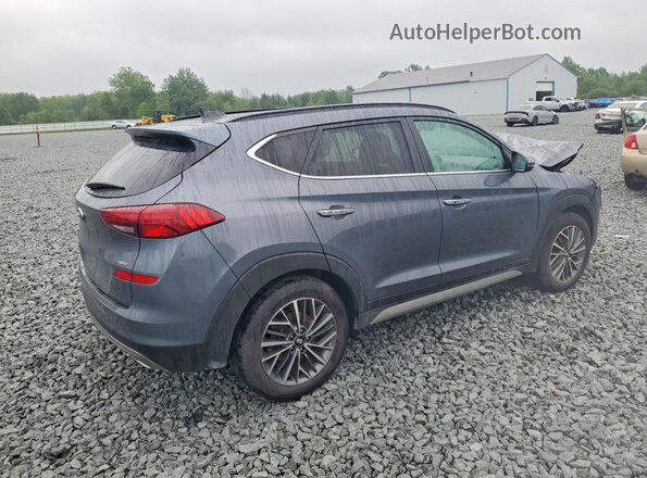 KM8J3CAL0MU312903 2021 HYUNDAI TUCSON Gray Задня права чверть