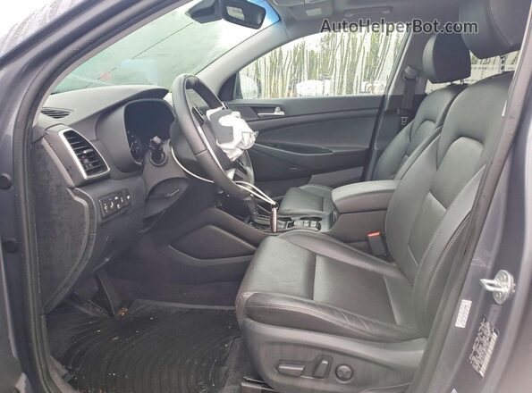 KM8J3CAL0MU312903 2021 HYUNDAI TUCSON Gray Вид салону спереду