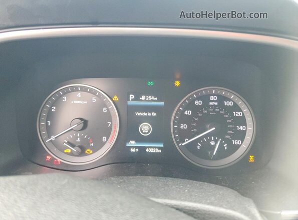 KM8J3CAL0MU312903 2021 HYUNDAI TUCSON Gray Вид щитка приладів
