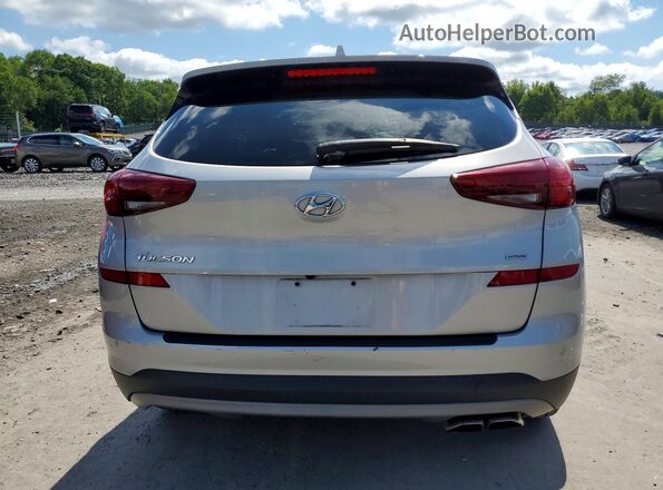 KM8J3CAL0MU328034 2021 HYUNDAI TUCSON Silver Widok z tyłu