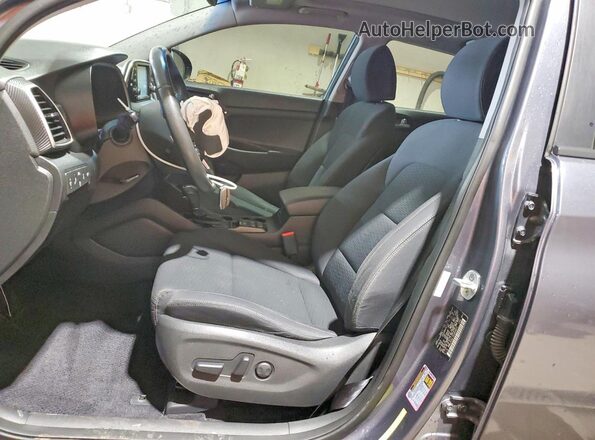 KM8J3CAL1KU959971 2019 HYUNDAI TUCSON Синий Вид салона спереди