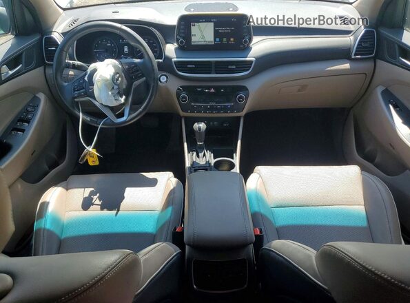 KM8J3CAL1LU144817 2020 HYUNDAI TUCSON White Вид панелі приладів