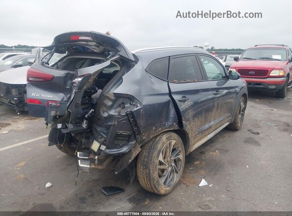 KM8J3CAL1MU404733 2021 HYUNDAI TUCSON Серый Задняя правая четверть