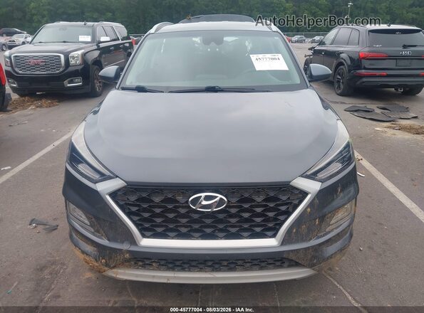 KM8J3CAL1MU404733 2021 HYUNDAI TUCSON Серый Вид задней части салона