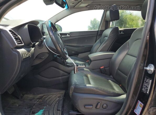 KM8J3CAL2LU274234 2020 HYUNDAI TUCSON Black Widok wnętrza z przodu