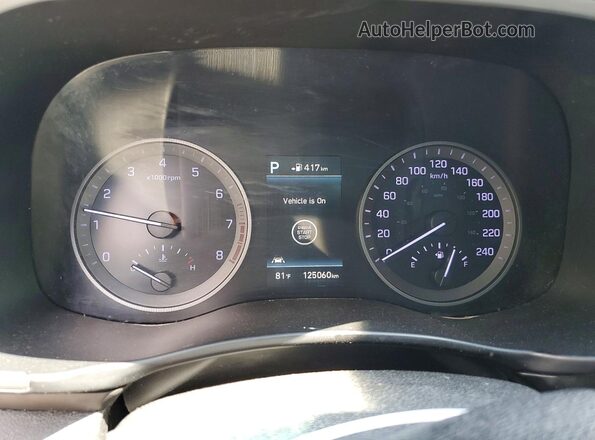 KM8J3CAL2LU274234 2020 HYUNDAI TUCSON Black Widok zestawu wskaźników