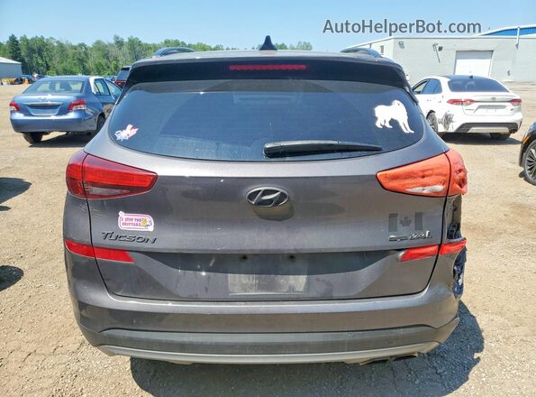 KM8J3CAL2MU352917 2021 HYUNDAI TUCSON Серый Вид сзади