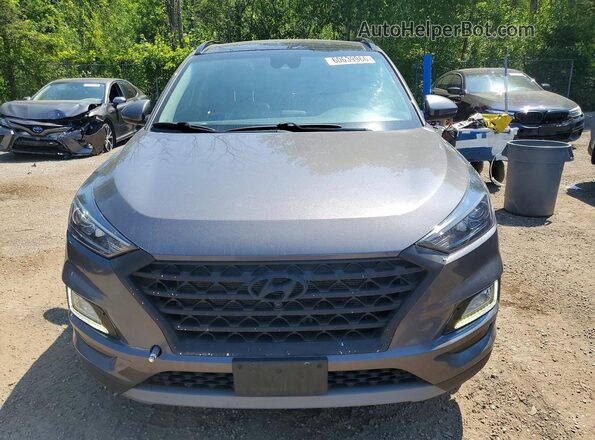KM8J3CAL2MU352917 2021 HYUNDAI TUCSON Серый Вид спереди