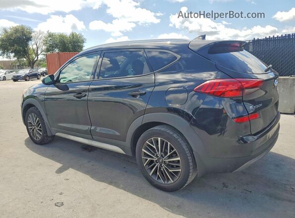 KM8J3CAL3KU056673 2019 HYUNDAI TUCSON Черный Задняя левая четверть