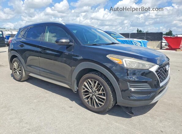 KM8J3CAL3KU056673 2019 HYUNDAI TUCSON Черный Передняя правая четверть