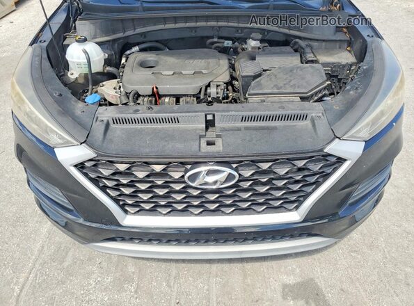 KM8J3CAL3KU056673 2019 HYUNDAI TUCSON Черный Вид подкапотного пространства